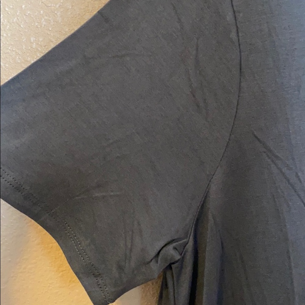 Viscose plus short sleeve round neck pocket dress. - Picture 4 of 6